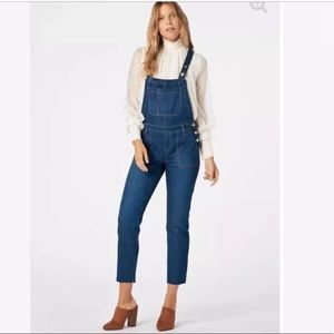Overalls Slim Crop Denim Overalls 34 JustFab